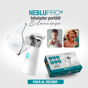 NebluPro® - Nebulizador Inhalador Portátil - Ultra Silencioso + Kit de Regalo