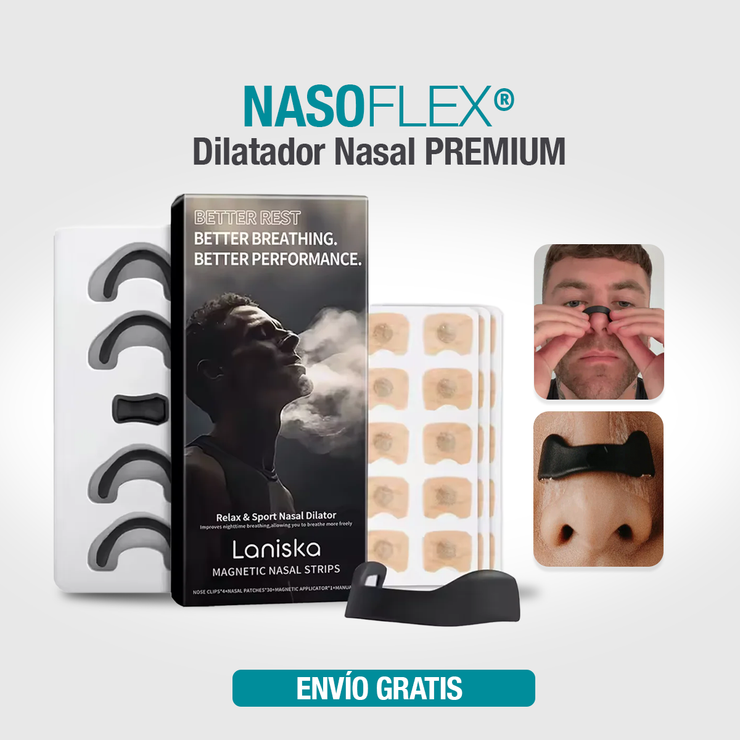 Nasoflex® – Dilatador Nasal Anti-Ronco & Performance Respiratória